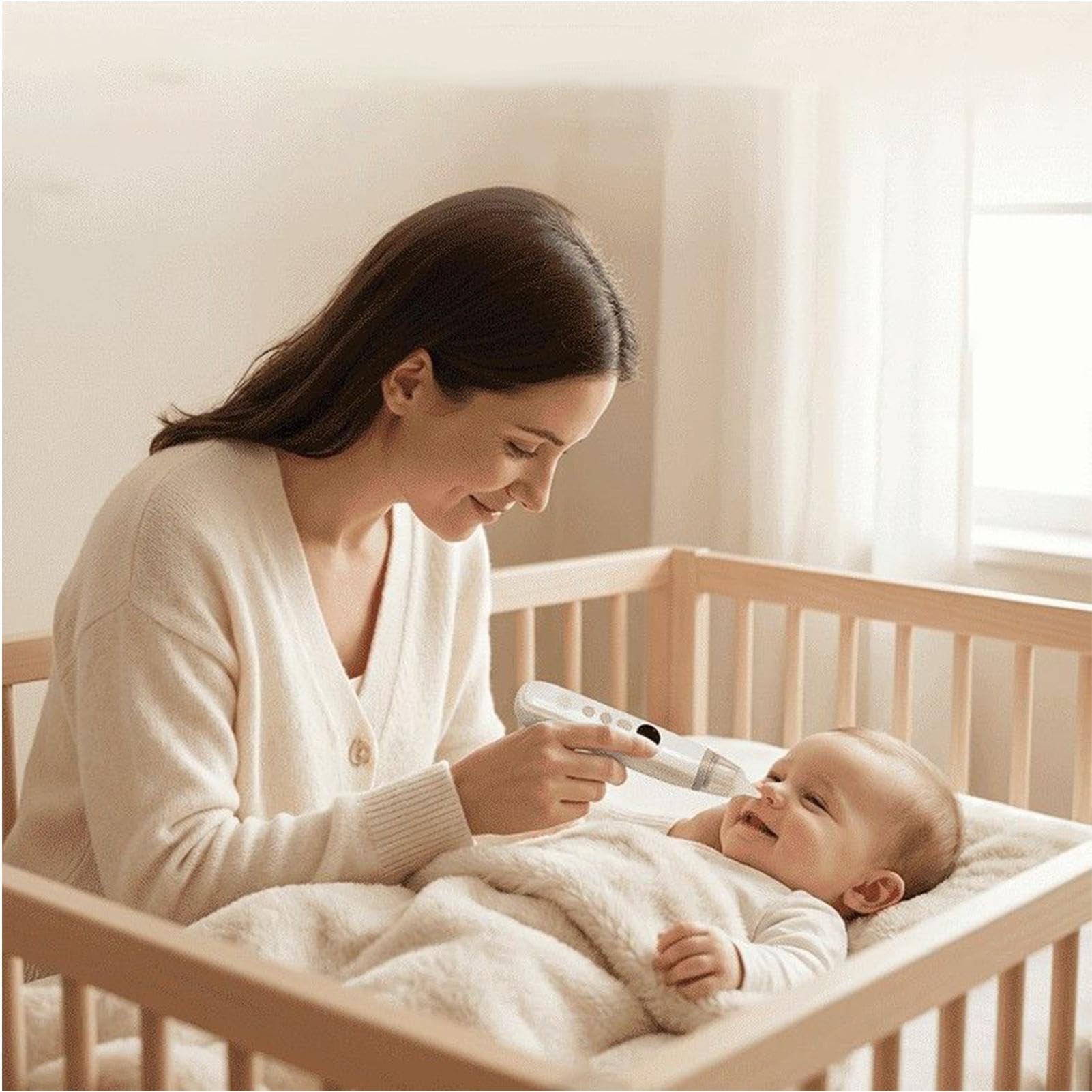 Aspirador Nasal para Bebés y Niños Impermeable con Música Relajante