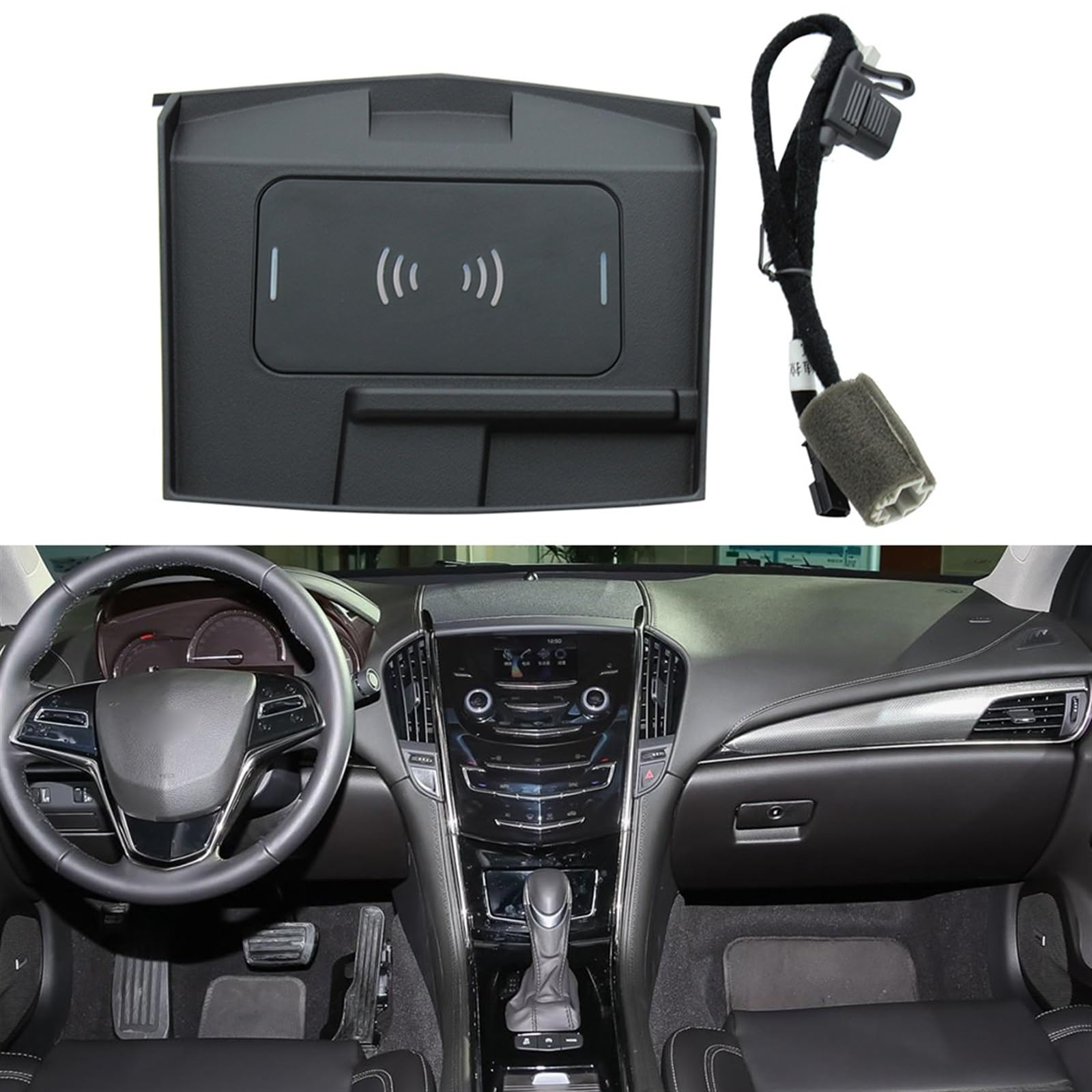 Chargeur de voiture sans fil for téléphone, tapis chargement
