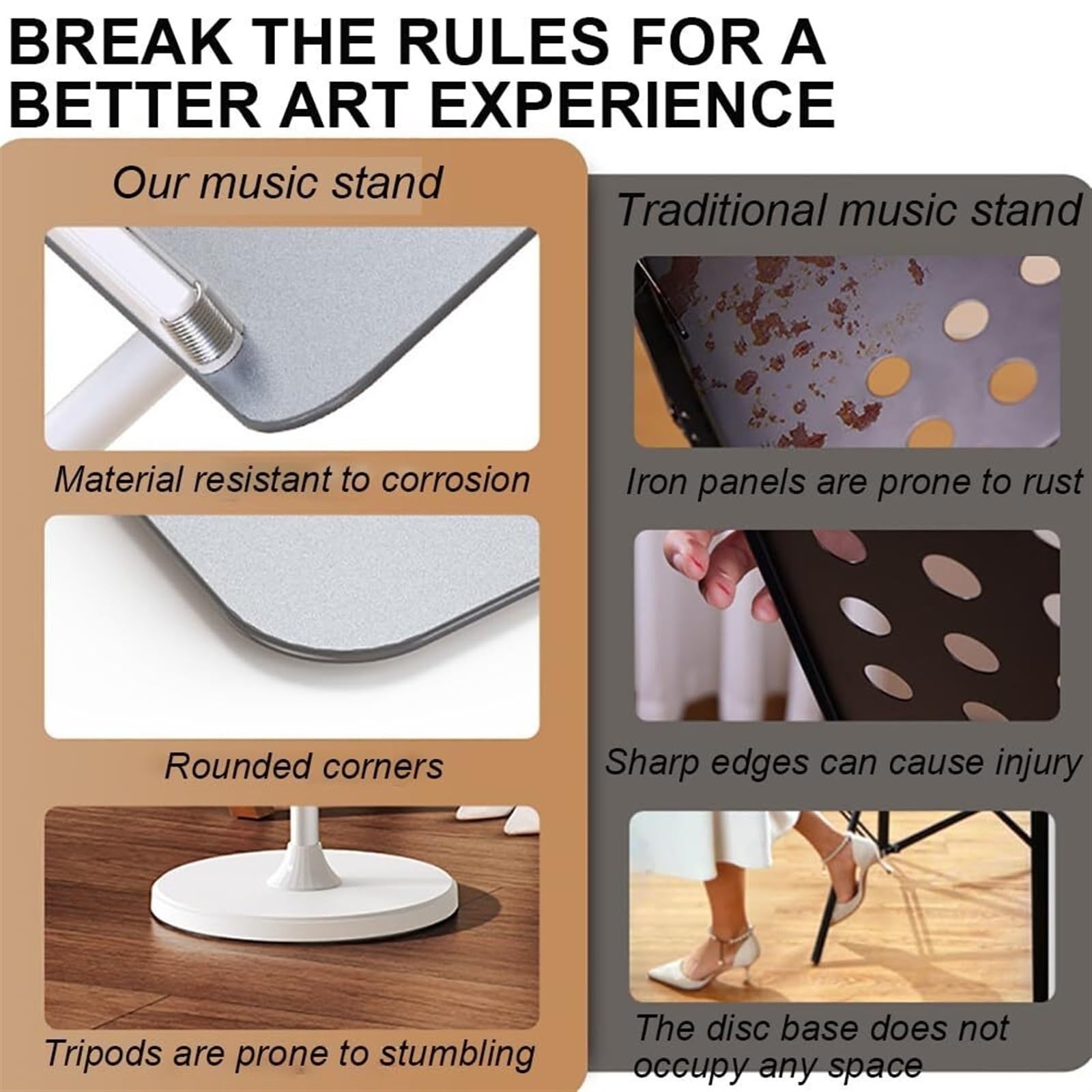 Atril Musica Atril Para Libros Atril De Partituras Multifuncional Atril De Partituras De Altura Regulable Estantería De Partituras Atril De Mesa De Partituras Robusto Atril Para Partituras(White)