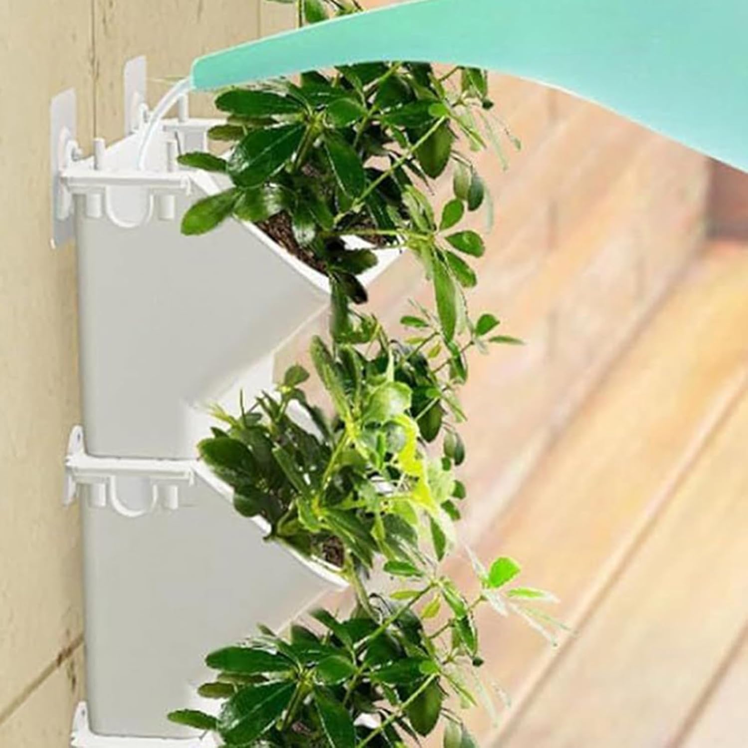 Wall Planter | Wall-Mounted Flower Pots | Home Decoration Vertical Multi-Layer Flower Rack for Balcony Workplace Hallway Living Room Patio Garden Entryway Porch Backyard Yard