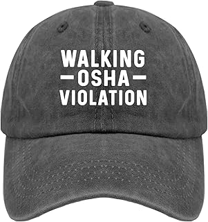 Walking OSHA Violation Hat for Women Trendy OSHA Violator Country Hats Womens Cycling Cap Fashion Unique Gifts for