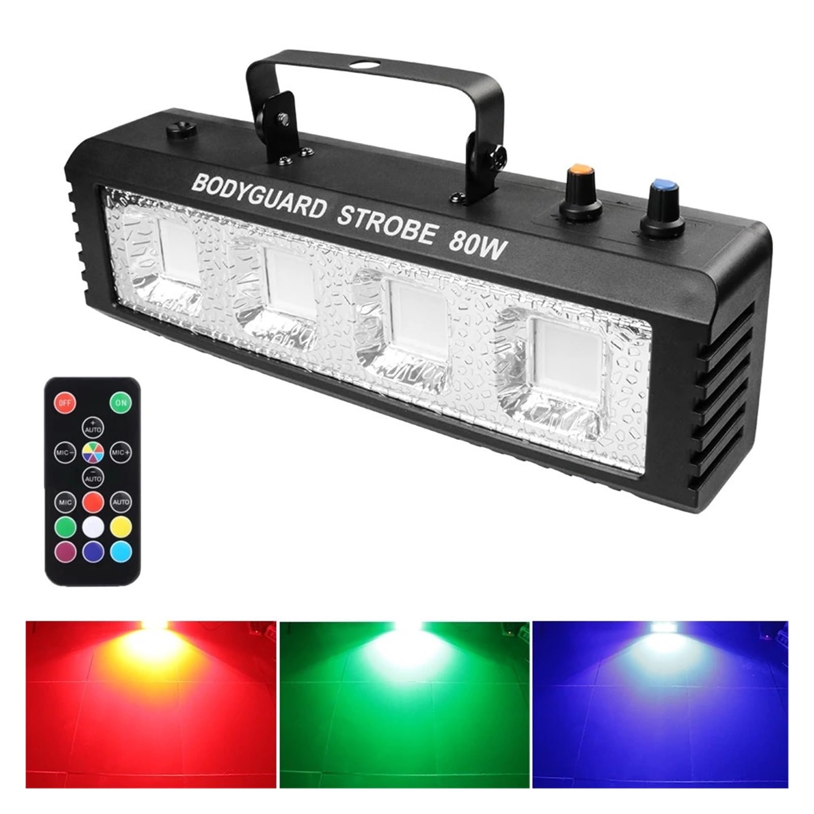 luces de discoteca Luces Estroboscópicas RGB Blancas For DJ, Discotecas, 40W, 60W, 80W, 100W, Control Remoto, Sonido Flash, Fiesta, Boda, Vacaciones, Efecto De Iluminación De Escenario Para DJ Club Br