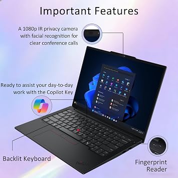Lenovo ThinkPad E14 Gen 7 Business Laptop, 14 FHD+, Intel Core 5 210H (> i7-1355U), FP, IR Webcam, Backlit KB, Thunderbolt 4, IST Computer Customized 16GB/32GB/64GB RAM, 512GB/1TB/2TB SSD, Win 11 Pro