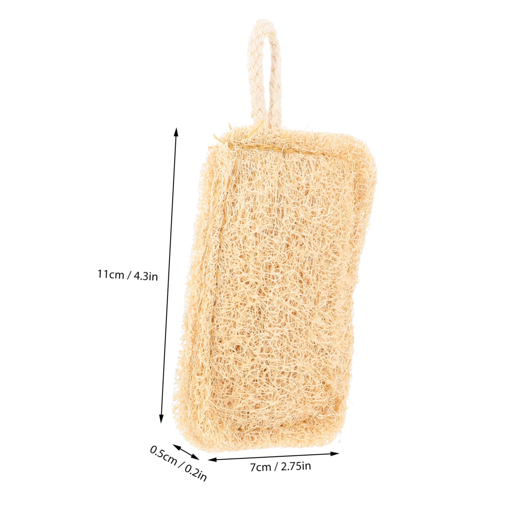 SOLUSTRE 5pcs Natural Loofah Dish Washing Brushes Scrubber Brushes for Cleaning Dishes Pots Cups Reusable Kitchen Scrubbers for Dishes