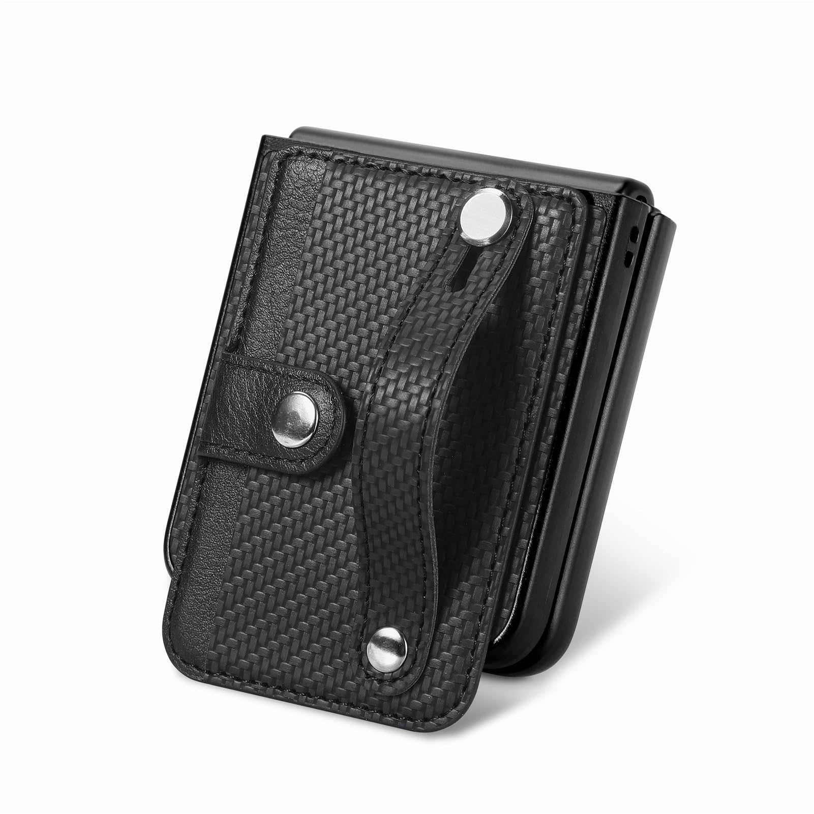 Amazon.co.jp: For Samsung Galaxy Z Flip6 ケース PUレザー + 強化PC