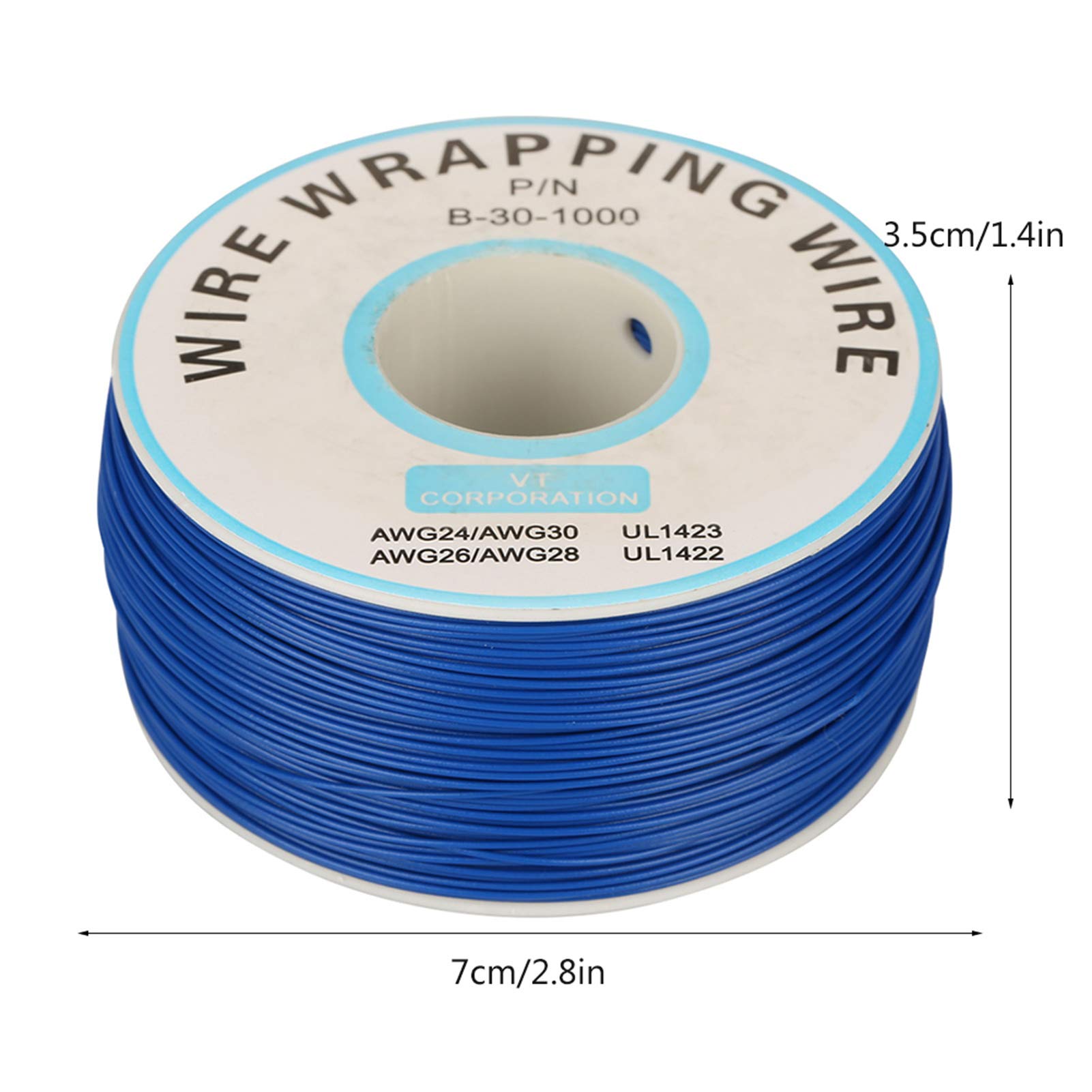 Drut przyłączeniowy 0,25 mm Drut miedziany cynowany 30AWG 200 m Jednordzeniowy przewód PCB Przewody PCB Kabel