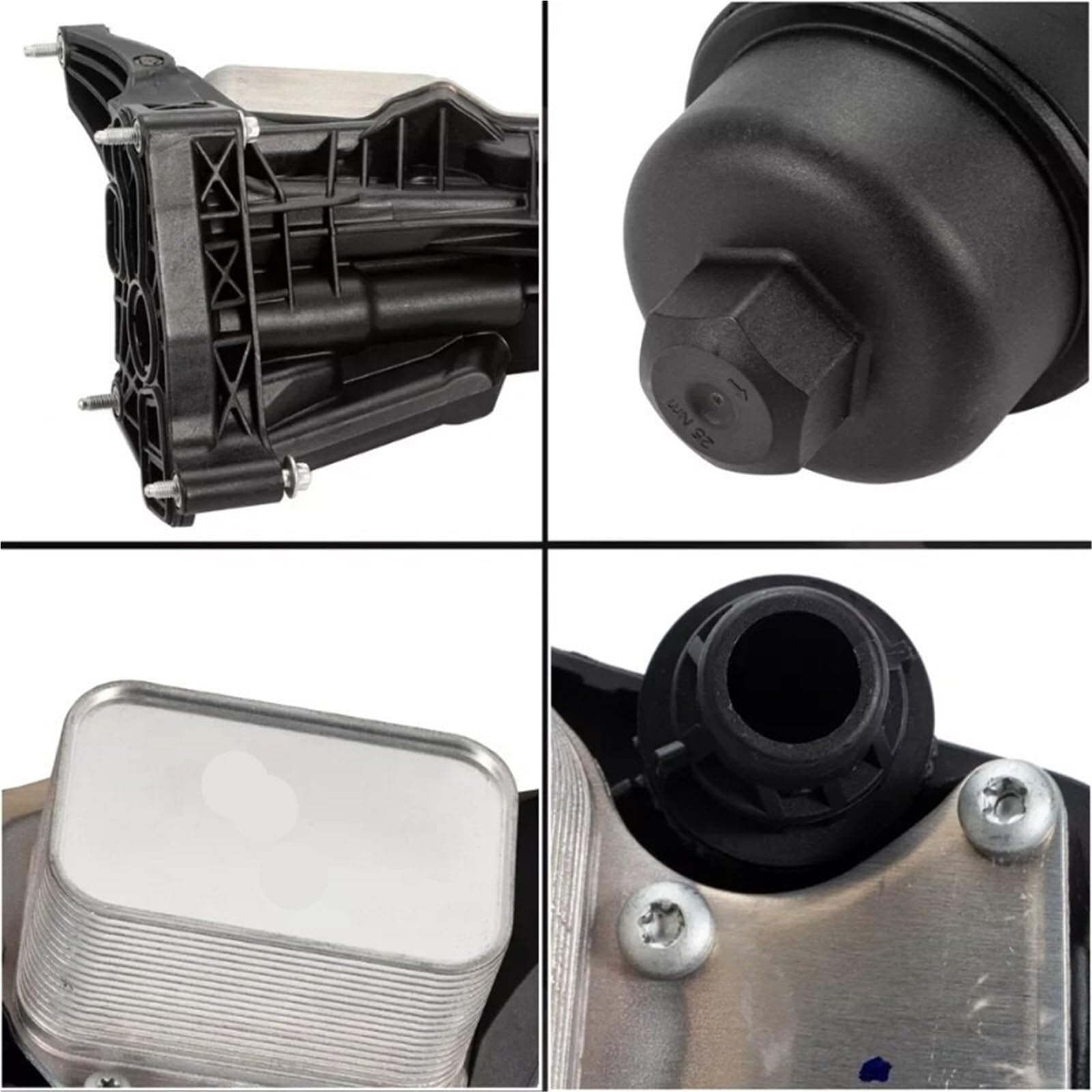 Chłodnica oleju samochodowego Pasuje do Bmw F20 F22 F30 G30 G32 X4 F10 F32 420i 430i 11428596283 11428585625 11428586673 1Pc filtr chłodnicy oleju silnikowego Płyta chłodząca