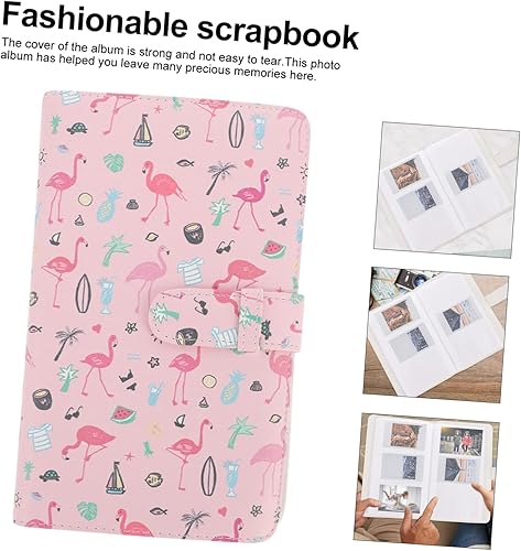 Miniatura 3 de Garneck 5 piezas bolsillo mini álbum mini libro de película foto cartera álbum foto pantalla foto titular álbum mini cuero mini álbum de fotos cuero
