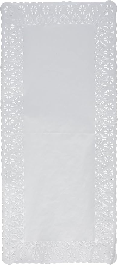Lot 150 Napperons Dentelle Papier Blanc – Tailles Et Formes Assorties Pour Desserts, Buffets, Fêtes