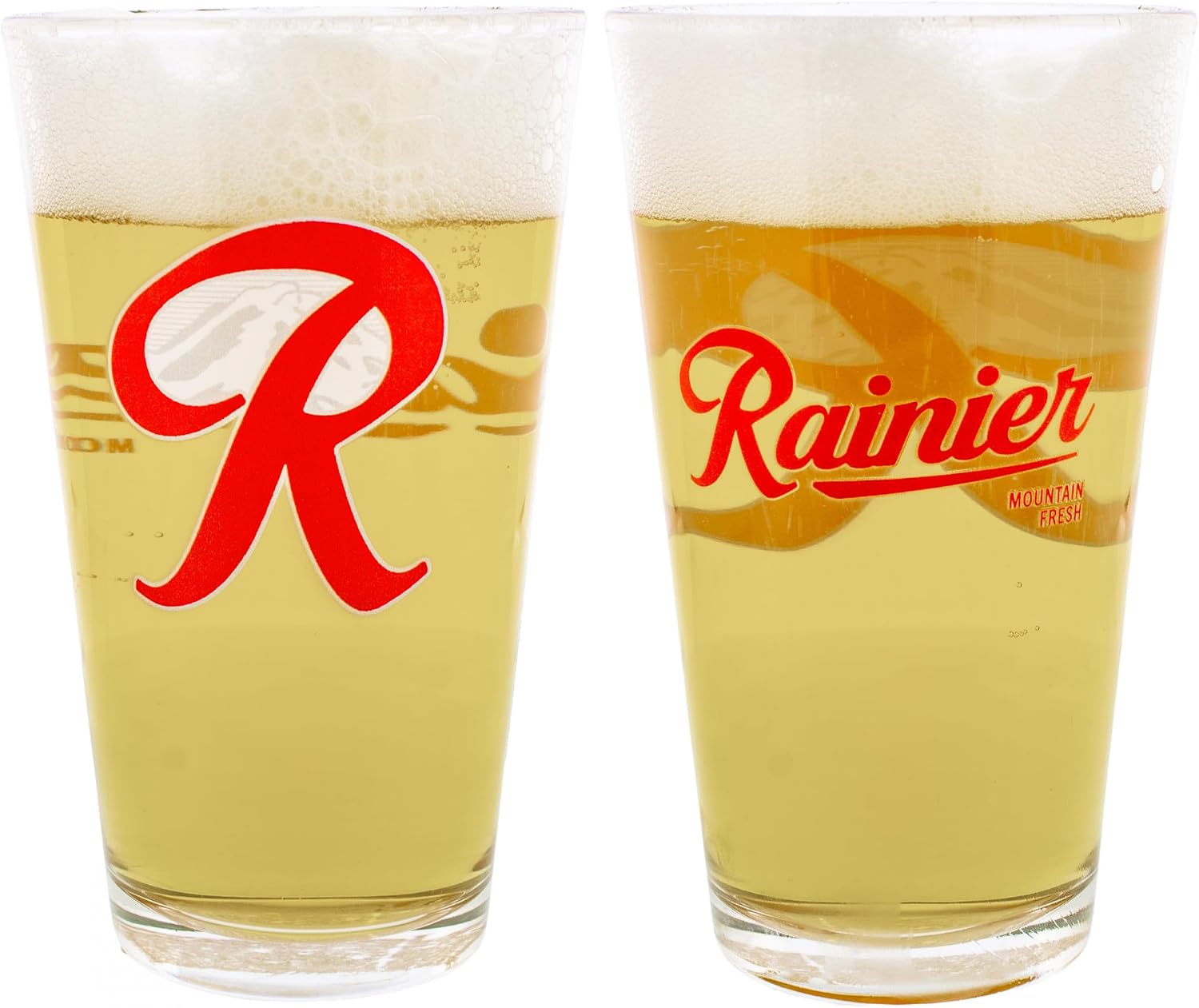 Surreal Entertainment Rainier Beer Classic Logo Pint Glass