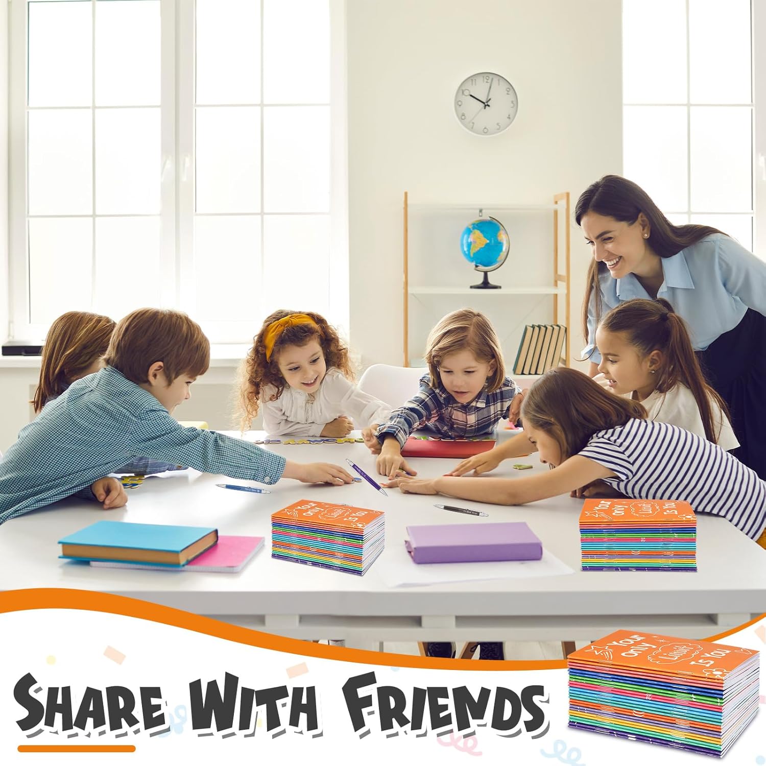 Yeaqee 72 Pcs Motivational Pens Notepads Gifts Set Inspirational Quote Ballpoint Pen Small Notebook Mini Journal Bulk Present Idea for Teacher Coworker Gifts Women Office School(Uplifting) - Image 6