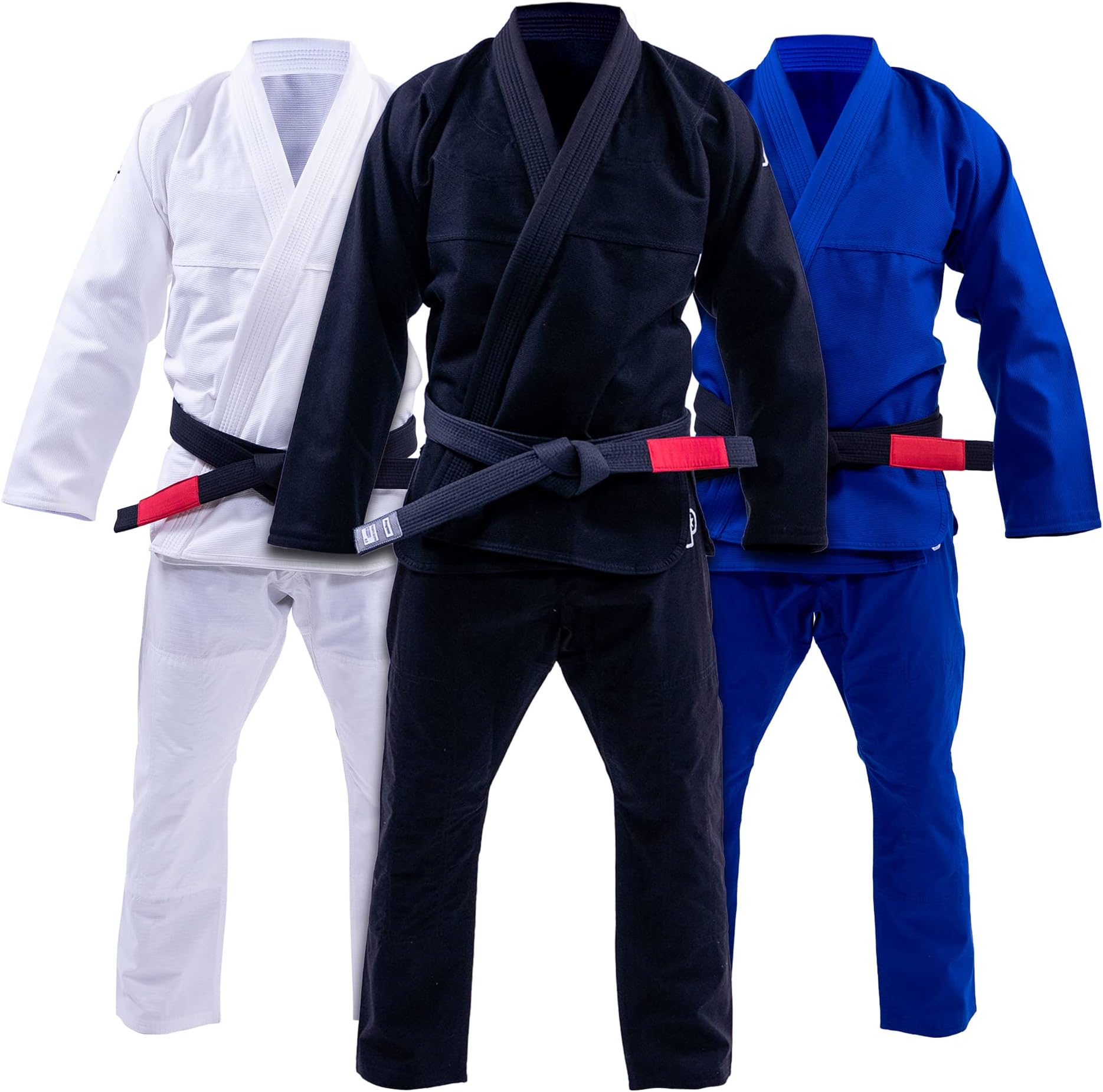 Academy Gi | Lightweight BJJ Gi with Free White Belt | BJJ Kimono for Men & Women | Tear-Resistant Jiu Jitsu Kimono for Training & Competition | Women's & Men's Kimono