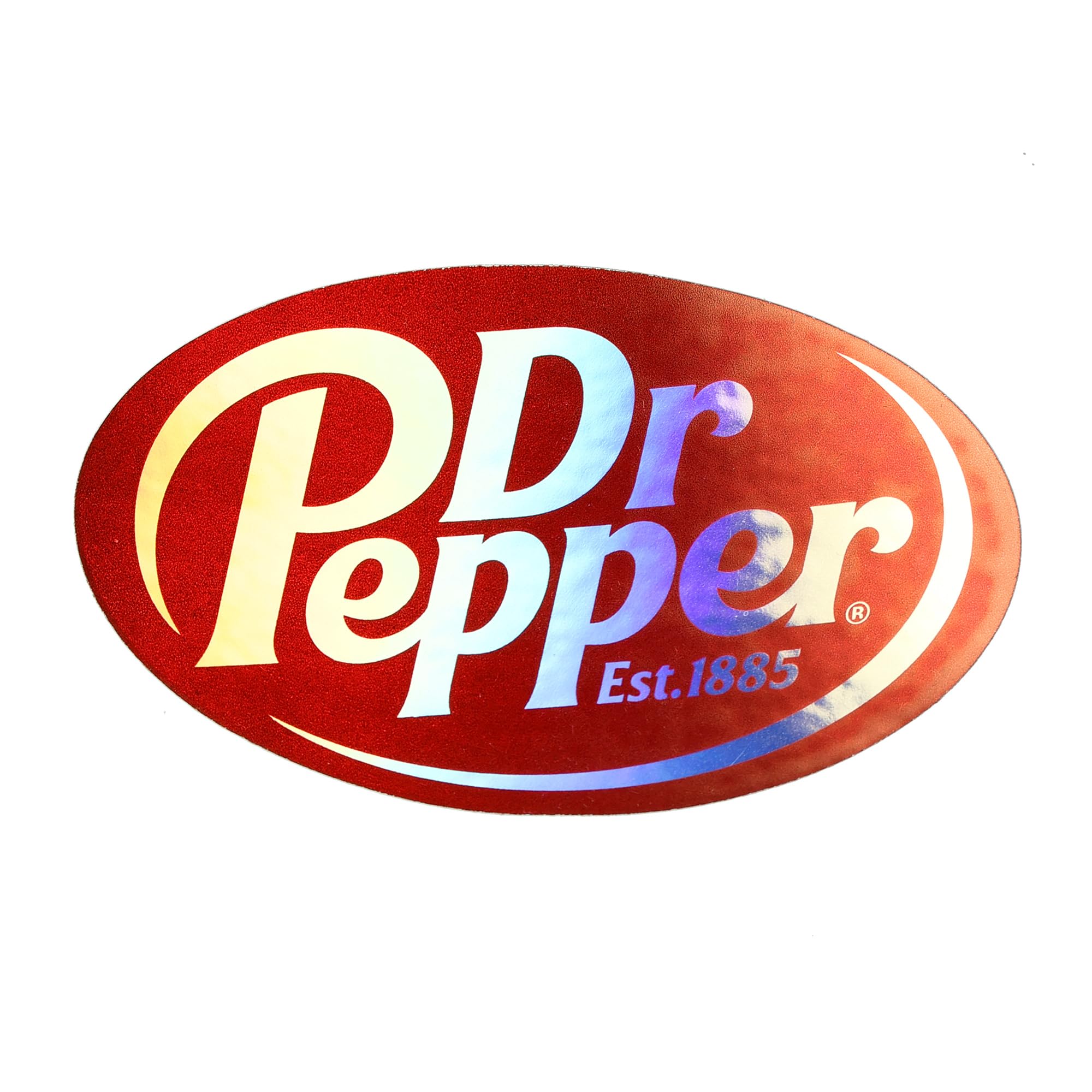 Culture Fly Dr Pepper 16 oz Travel Coffee Mug Keychain and Holographic Sticker Bundle Set