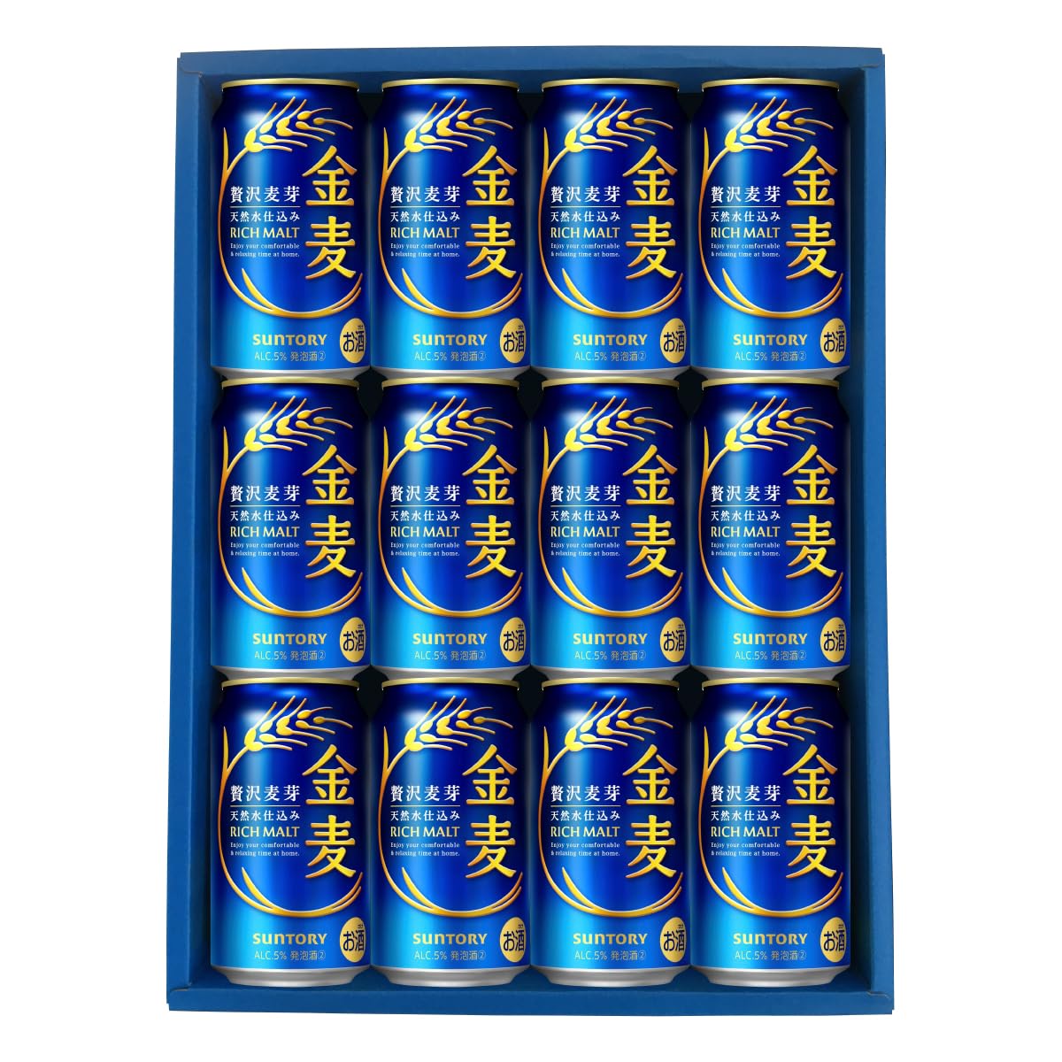 Amazon.co.jp: 【ギフト用】サントリー 金麦 ギフト 350ml缶 計12本 新