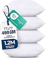 Vista 30 de Utopia Bedding - Relleno de almohadas decorativas (juego de 24, color blanco), almohadas de 16 x 16 pulgadas para sofá, cama y sofá de relleno