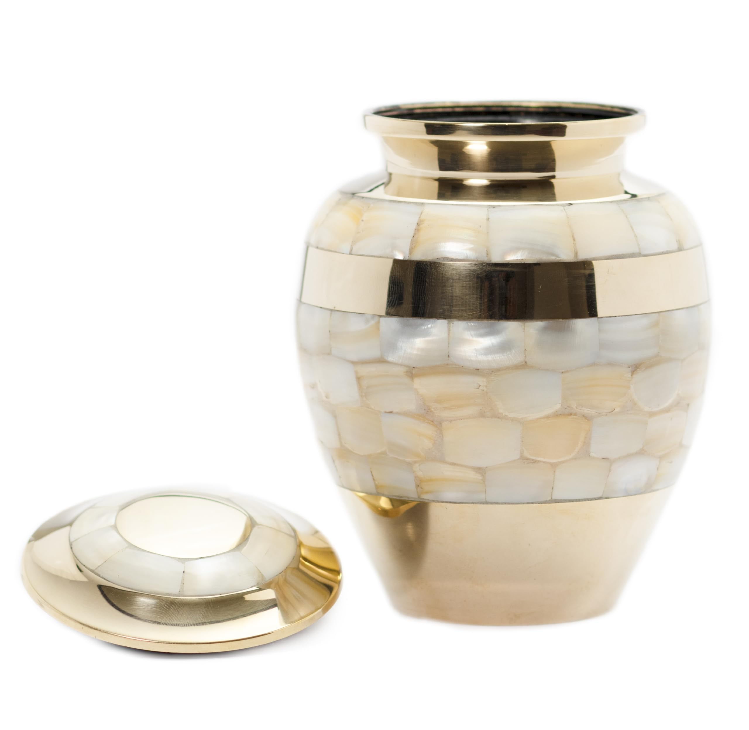 Royal Rapture Urn for Ashes Cremation Memorial Funeral Love Urns, Golden, 3"