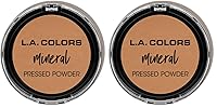Vista 12 de L.A. COLORS Polvo Mineral Prensado, Tono Clásico CMP377