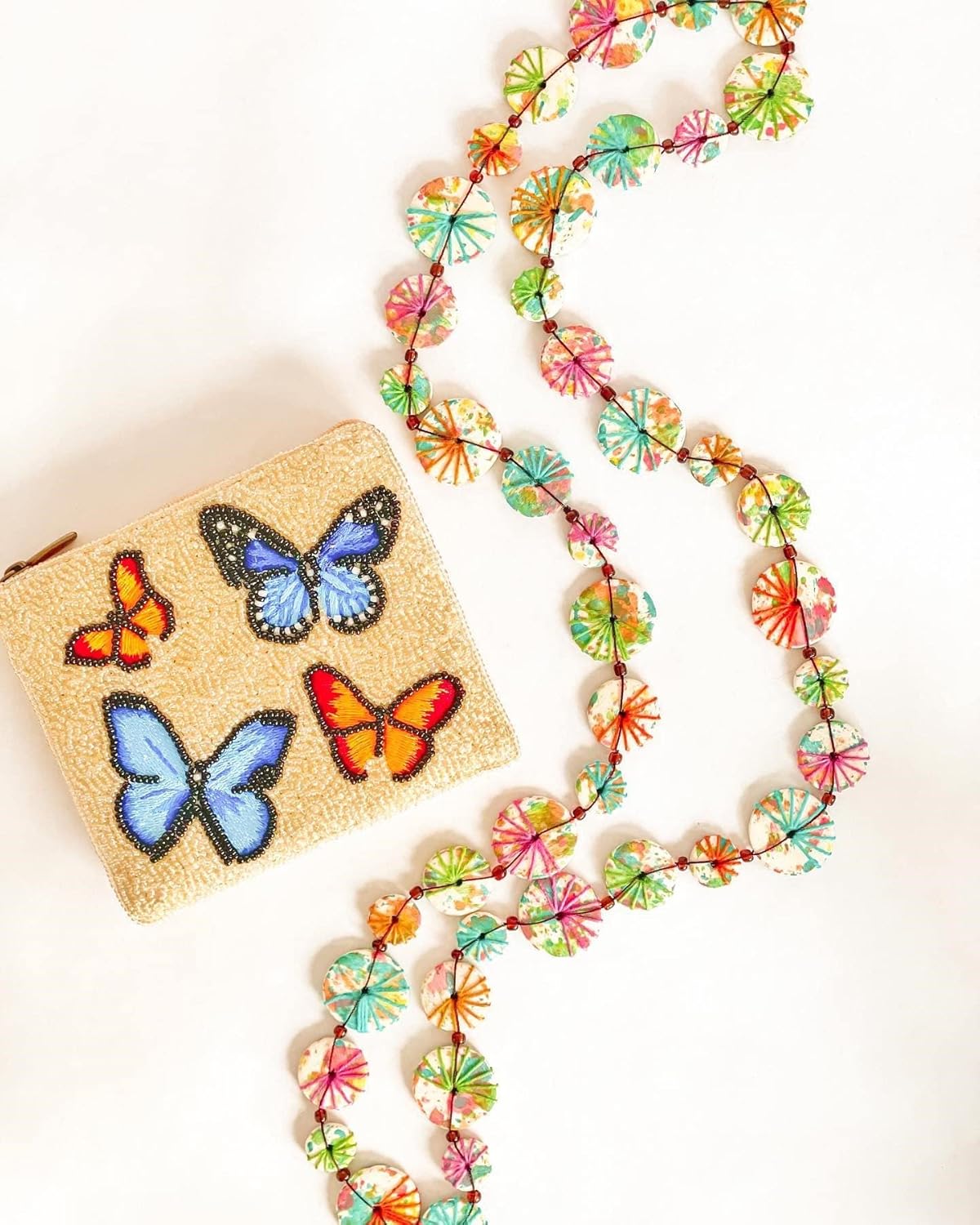 Bamboo Trading Coin Purse Butteflies - Image 2