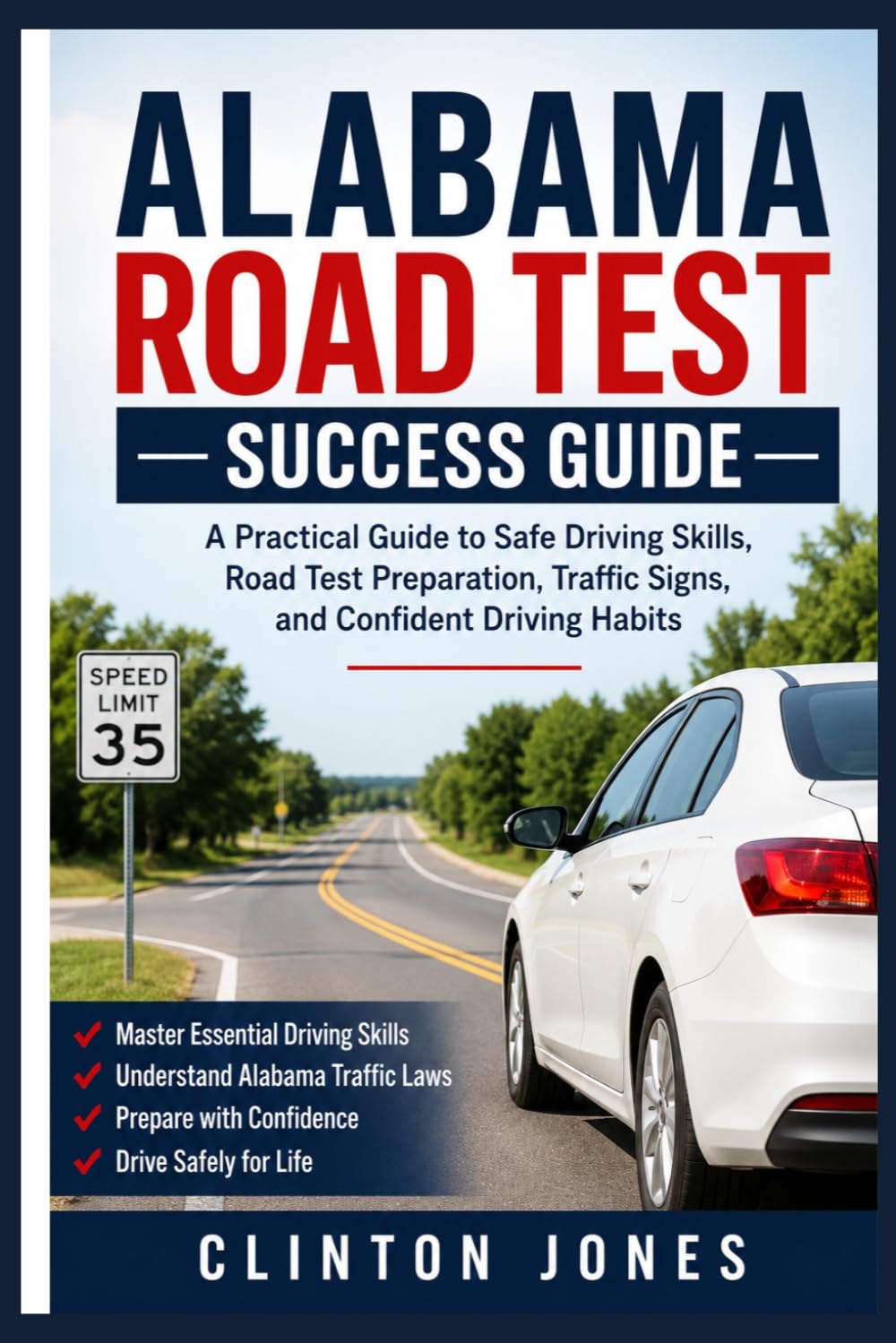 ALABAMA ROAD TEST SUCCESS GUIDE: A Practical Guide to Safe Driving Skills, Road Test Preparation, Traffic Signs, and Confident Driving Habits