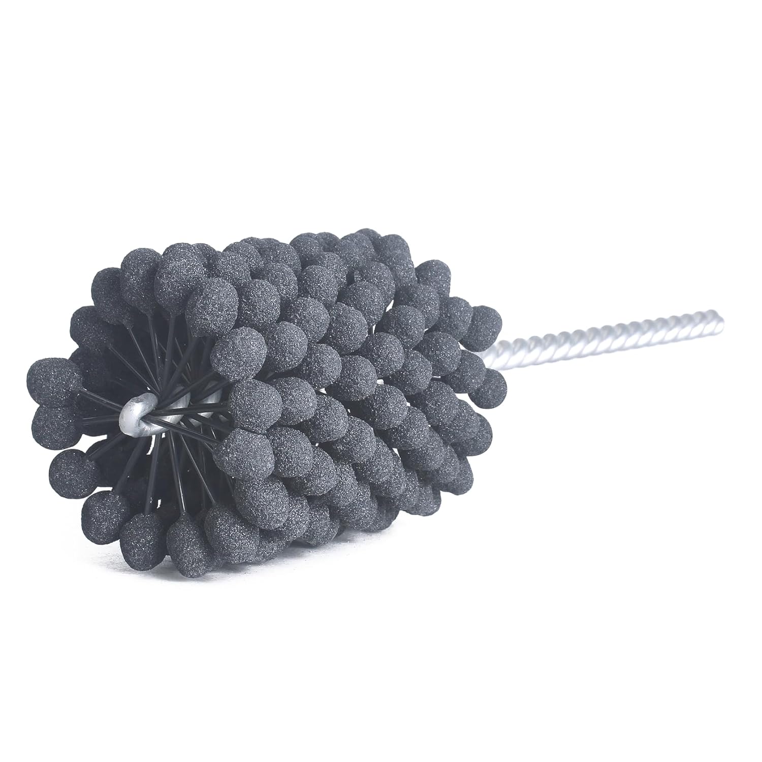 Garhgi 2-1/4" (57.2mm) Cylinder Hone Brush Tool with 240 Grit Silicon Carbide Balls, for Medium Size Engine Brake Cylinder Deglazing Crosshatching Burr Removal Surface Prep.