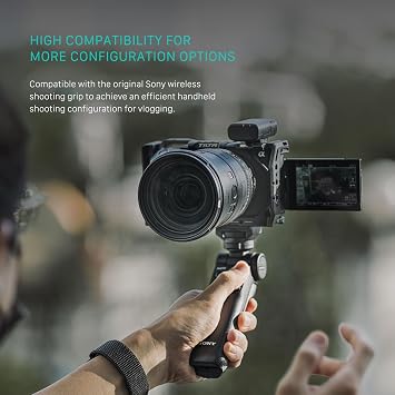 Tilta Full Camera Cage Compatible with Sony ZV-E1 | Cold Shoe, NATO Rail, M3 & 1/4-20 Mounting Threads | Detachable ARCA Plate for Horizontal or Vertical Shooting | Integrated Cooling System | Black