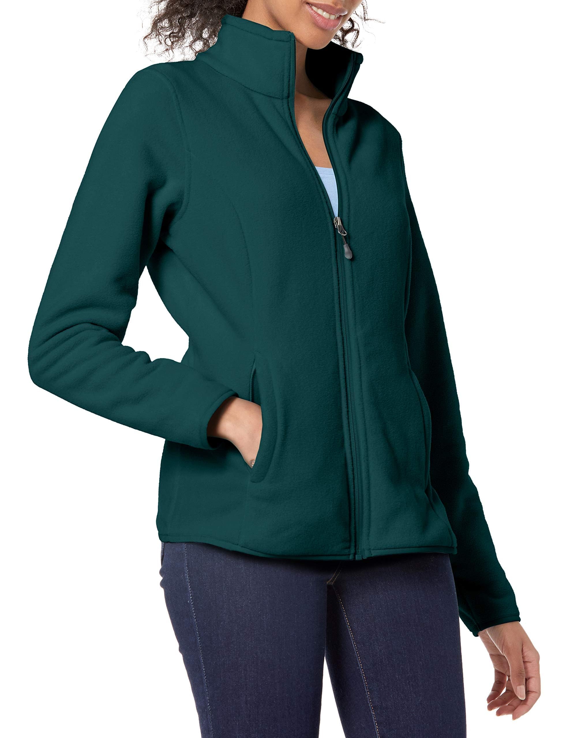 Amazon Essentials Women's Classic-Fit Full-Zip Polar Soft Fleece Jacket, Outerwear Coat with Cuffs (Available in Plus Size)