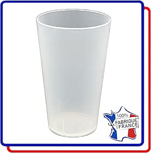 Lot De 12 Gobelets Réutilisables En Plastique Rigide - Transparents 30cl - Idéal Fête, Anniversaire, Mariage