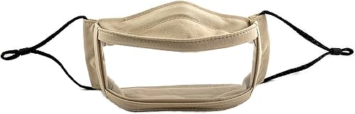 Miniatura 13 de Clear Face Mask/Reusable/Non-Toxic/American Made/Latex-free/No PVC, BPA, Phthalate/Washable/See Through Window Mask Black