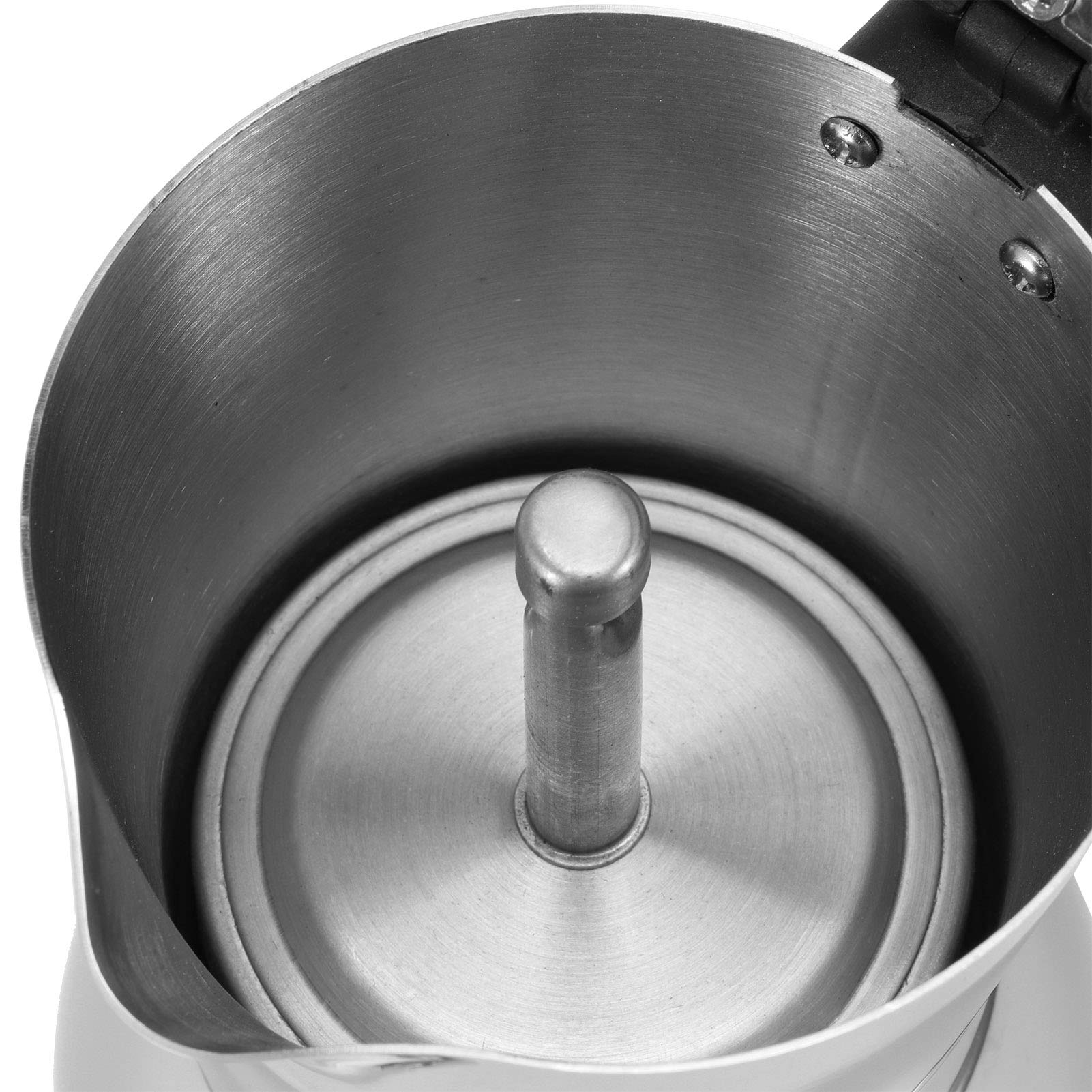 Caffettiera in acciaio inossidabile 304 Caffettiera da 4 tazze Bollitore per caffè Pentola per moka Utensili da cucina per caffetteria domestica