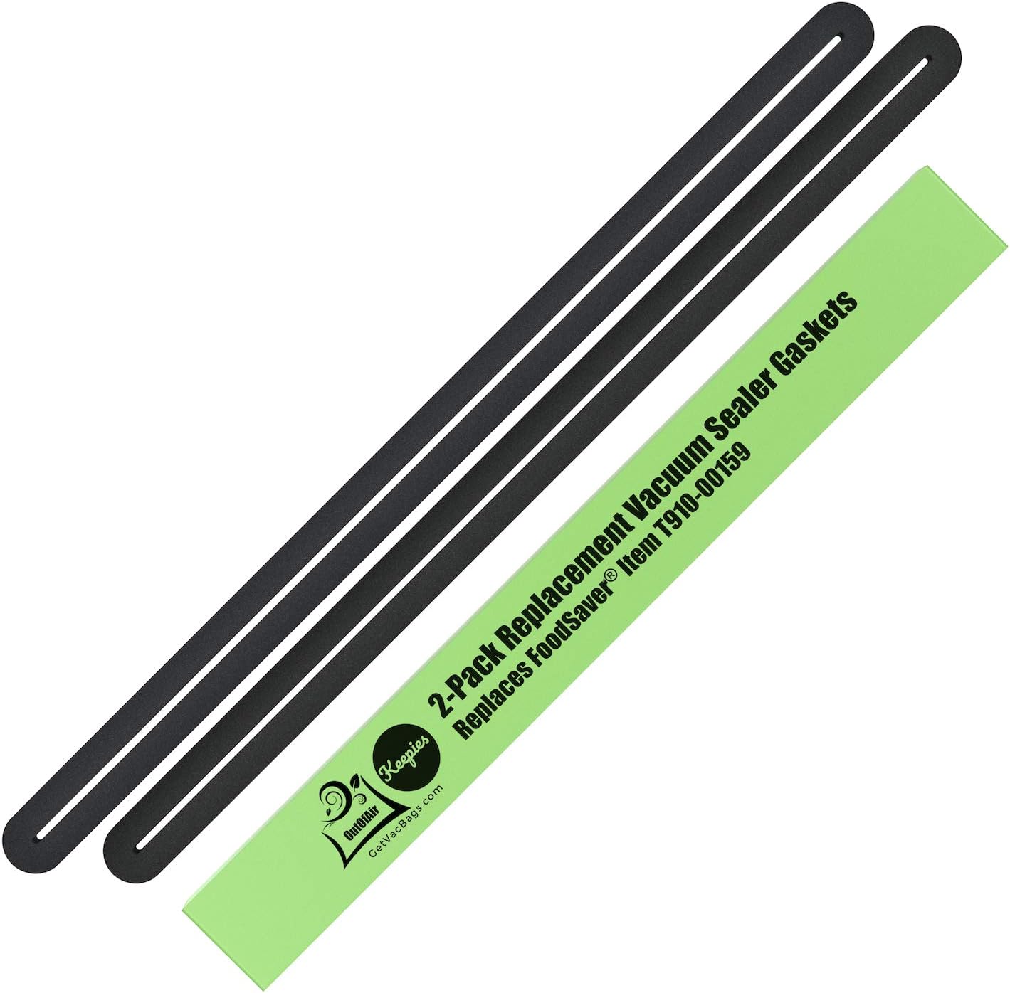 OutOfAir Replacement Gasket (2-Pack) T910-00159 Works With FoodSaver V835, V840, V845, V850, V1050, V1085, V1095, and more