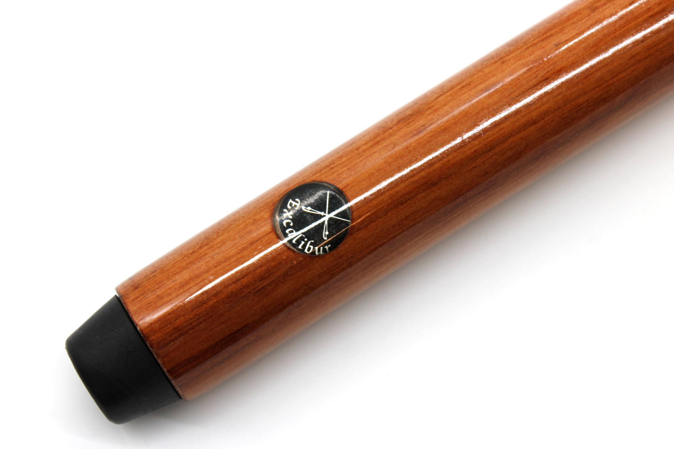 2X Billard Pool Queue Cue Kö Excalibur einteilig, Ahornholz, Braun, 102cm - 145cm, 12mm Schraubleder