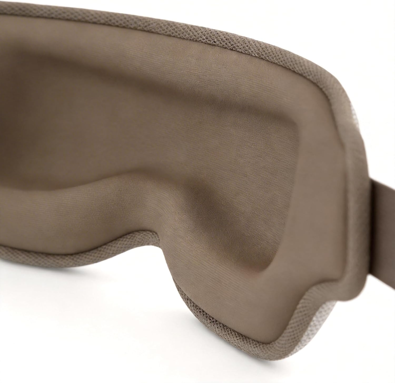 SENAINS Cordless Heated Eye Mask with Vibration - 3D Contoured Warm Compress for Dry Eyes, Migraine & Stye Relief - Electric Sleep Mask with Cold Gel Pack, Magnetic Charging, Auto-Off (Gray)