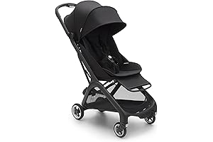 Bugaboo Fox 5: The Butterfly Experience - Foldable, Lightweight, Travel-Ready Stroller in Midnight Black