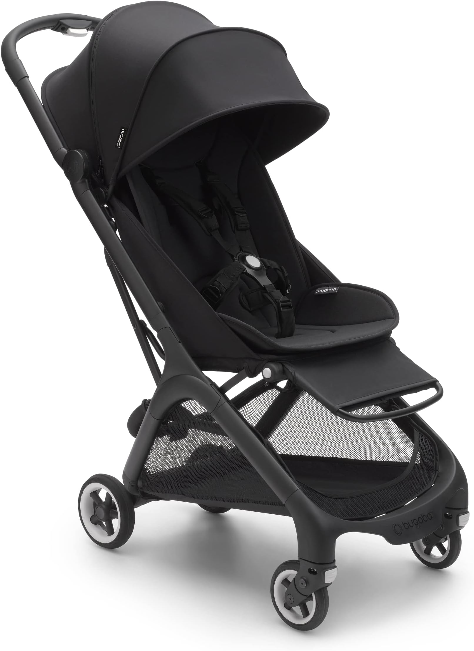 Bugaboo Butterfly - 1 Second Fold Ultra-Compact Stroller - Lightweight & Compact - Great for Travel - Midnight Black