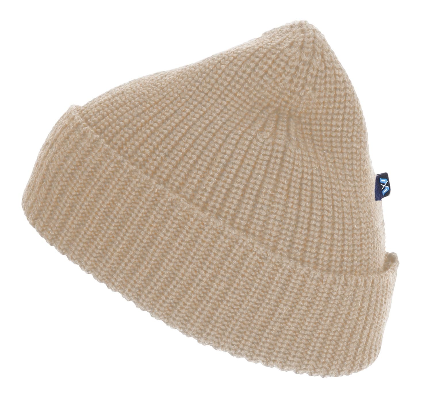 Blauer Peter - Bonnet de Marin en Tricot - Laine de mérinos - 10 Couleurs Unies Disponibles