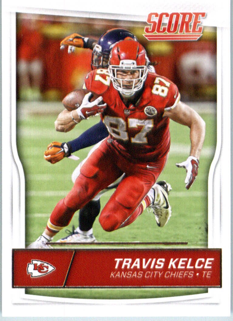 Amazon.com: 2016 Score #163 Travis Kelce Kansas City Chiefs Football Card :  Collectibles & Fine Art