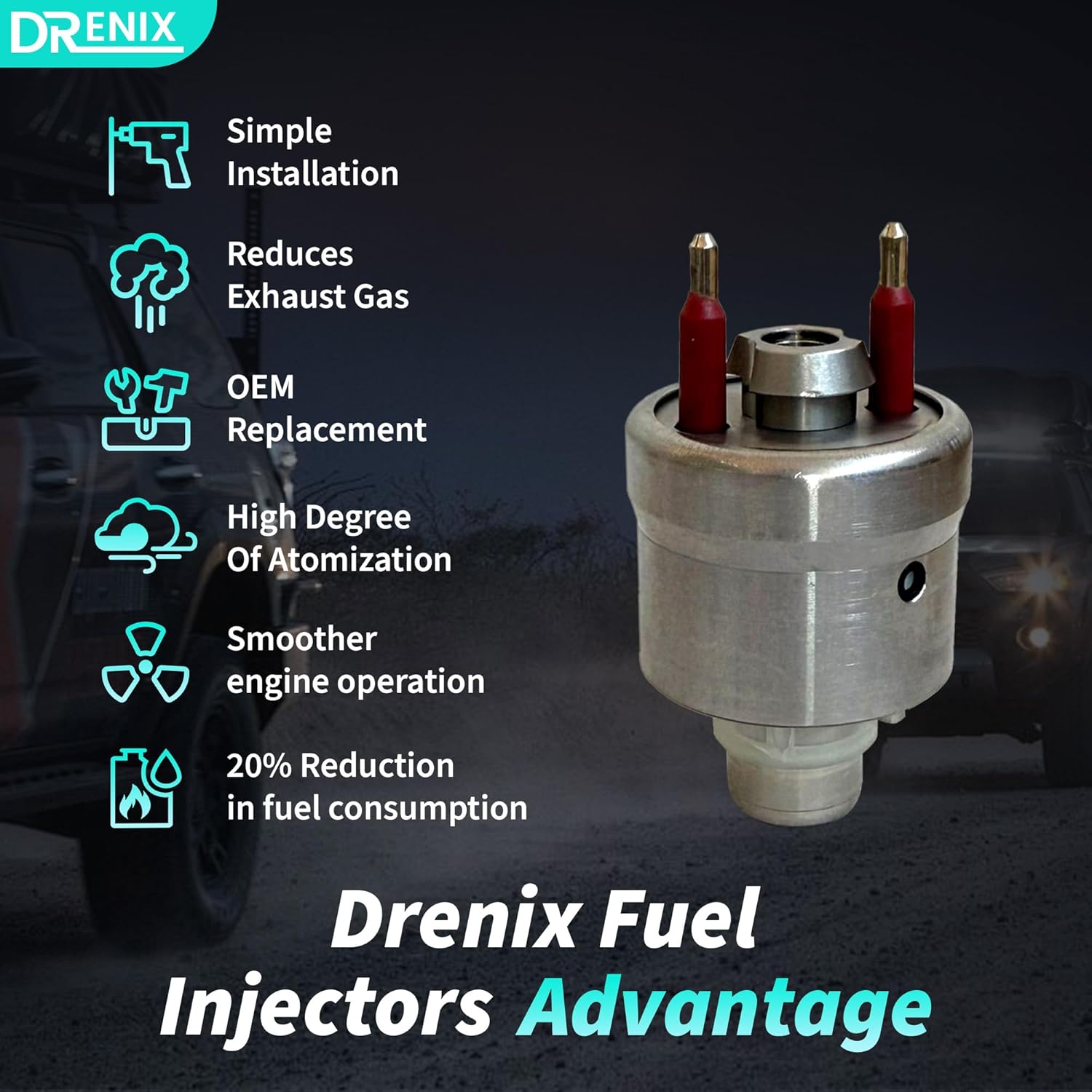 Fuel Injectors Fits for-Chevy Blazer Caprice Tahoe for-GMC Jimmy Yukon for-Buick Commercial Roadmaster for-Cadillac Brougham for-Isuzu NPR for-Oldsmobile Custom Cruiser V8 5.7L 17111864 19110538 2PCS