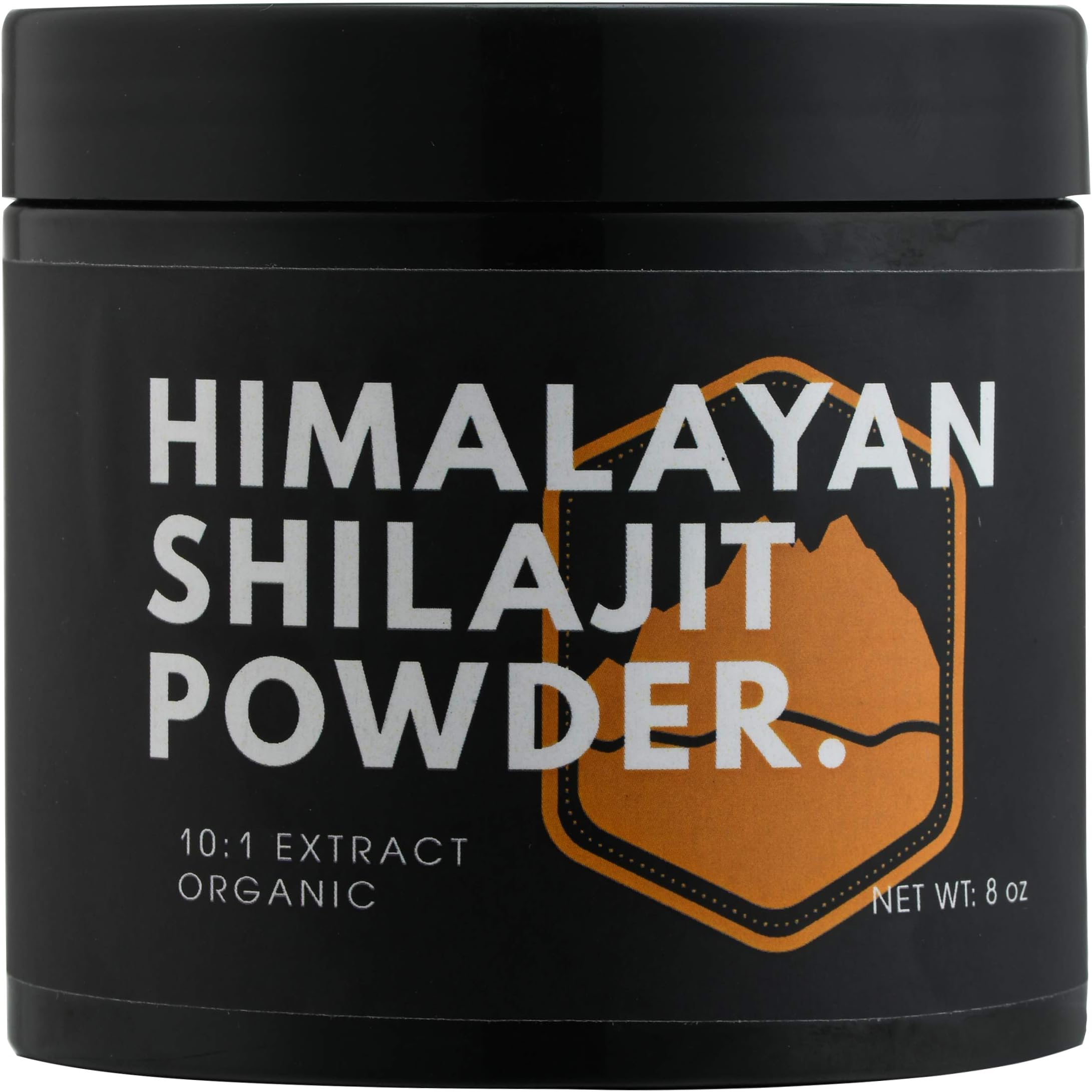 Organic Shilajit Powder 10:1 Extract (8 oz) Himalayan Sourced by Greener Pastures