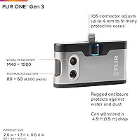 Vista 3 de FLIR ONE Pro Cámara térmica para smartphones