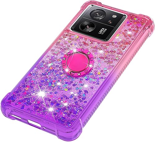 Miniatura 6 de Funda con purpurina para Xiaomi 13T13T ProRedmi K60 Ultra para mujeres y niñas Bling Sparkle Colorido Gradient Quicksand Soft TPU Liquid Cover Case