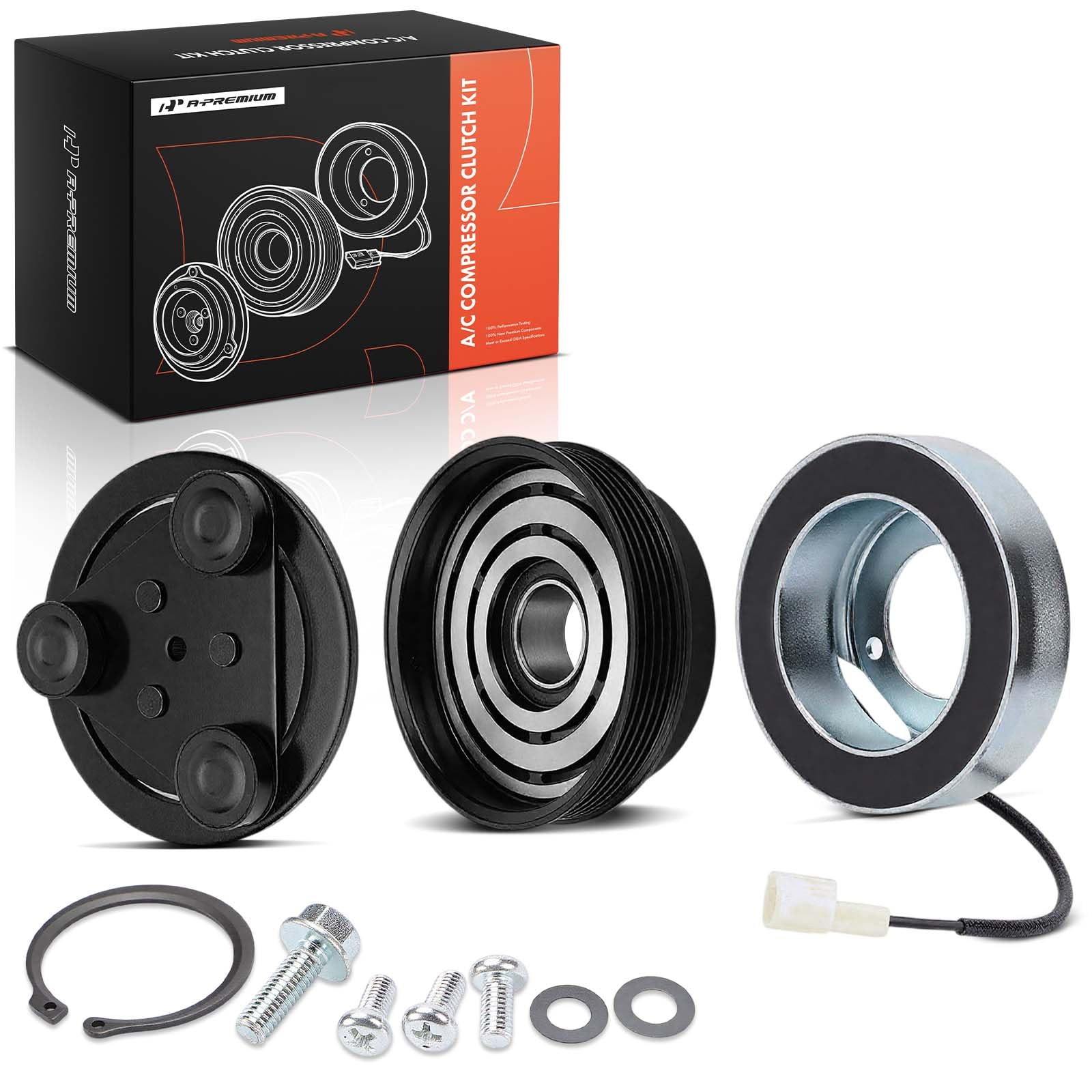  ACミラン 2001-2002 3rd Amazon.com: A-Premium Air Conditioner AC Compressor Clutch Kit