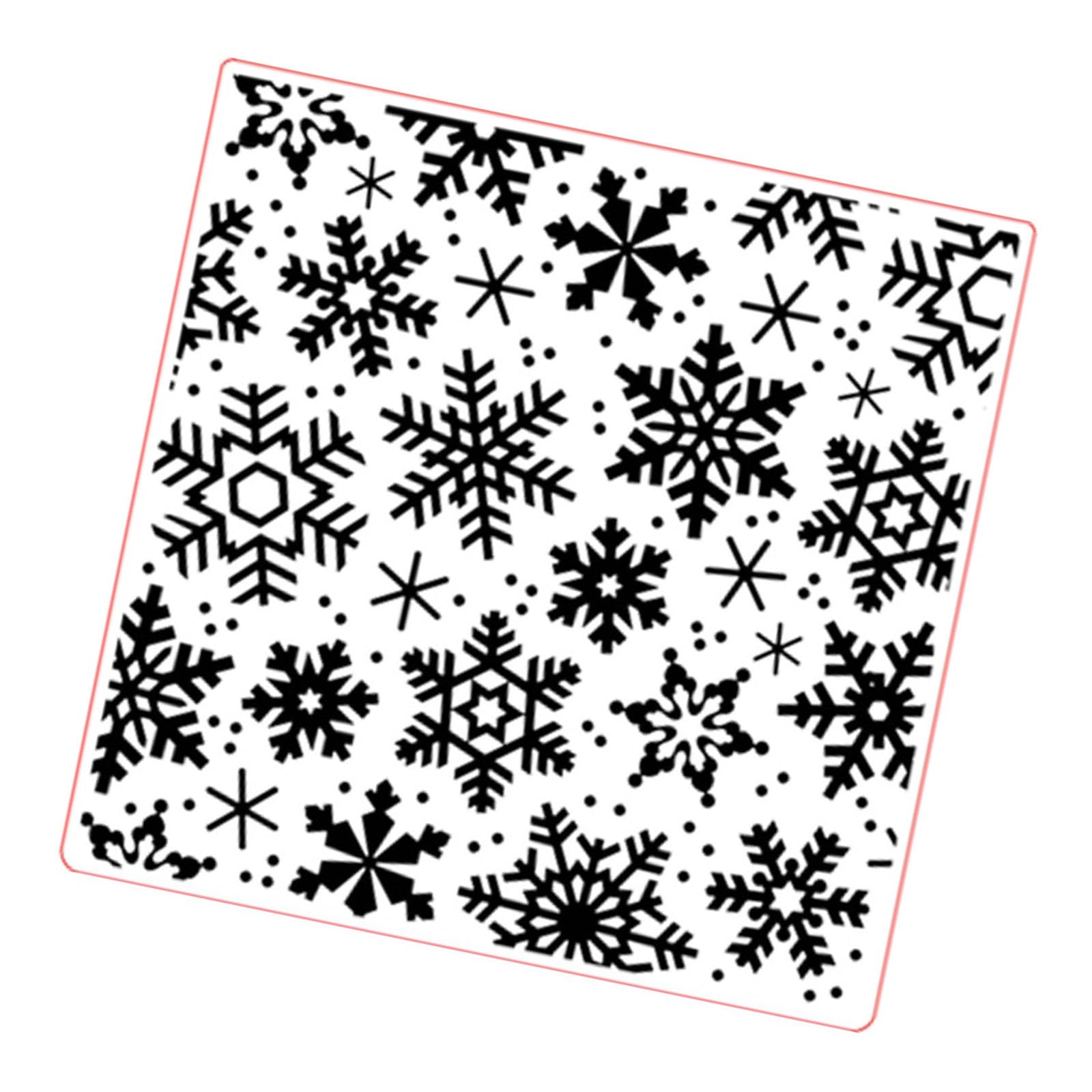 Jazuaiao Snowflake Textured Embossing Folder Artistic Textured Templates Stencils for Scrapbooking Journal Card Making Scrapbooking Pattern Unique Texture
