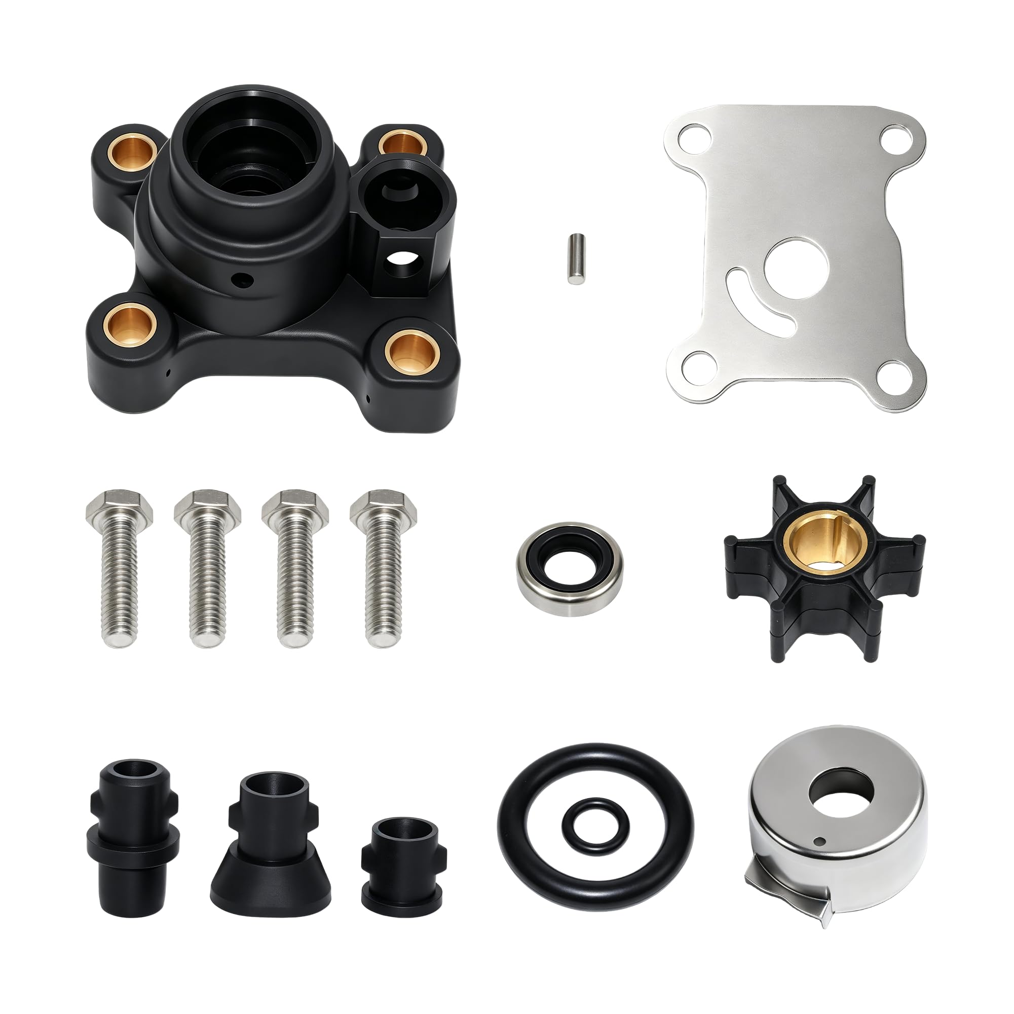 MARKGOO Water Pump Repair Kit 394711 for Johnson Evinrude Outboard 8-15 HP