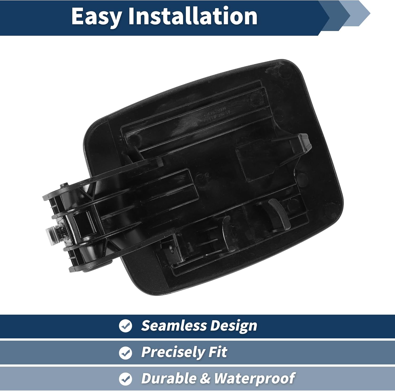Fuel Tank Door for Hyundai Sonata 2010 2011 2012 2013 2014 Fuel Filler Door Assembly for Hyundai Sonata Hybrid 2011-2015 No.69510-3S000 Black Fuel Filler Door Gas Cap