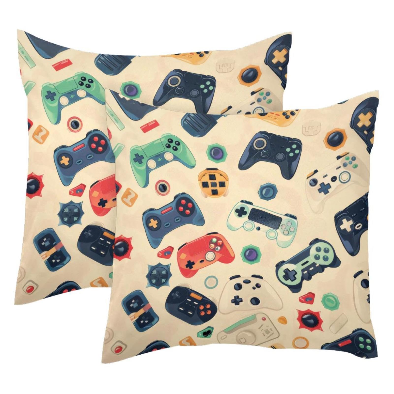 Coussin manette de jeu en velours pour sublimer votre espace gaming et canapé