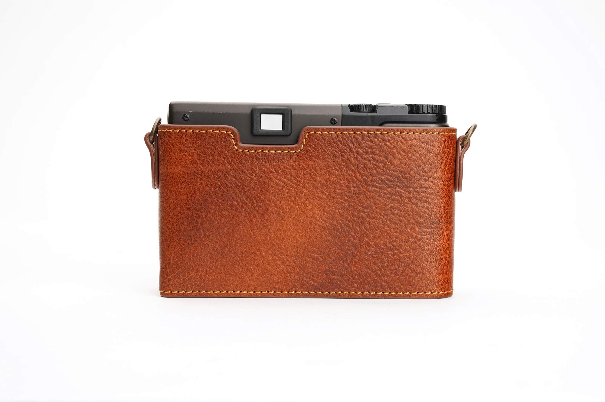 Amazon.co.jp: BolinUS Contax T3ケース ハンドメイド 本革 ハーフ