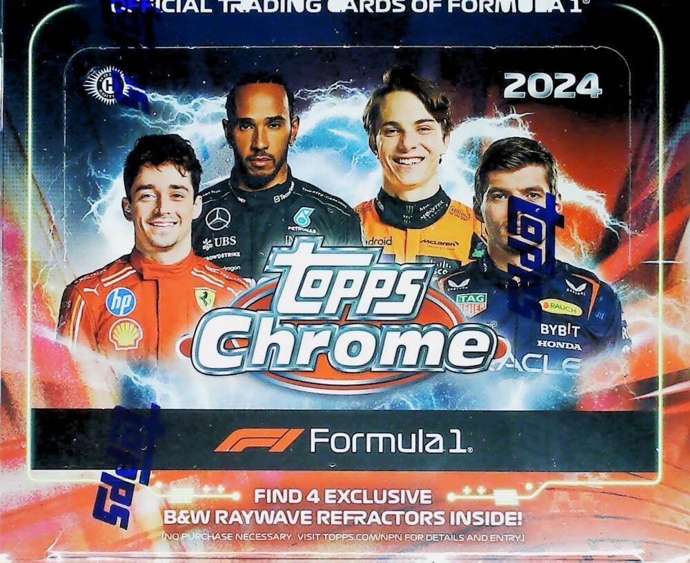 2024 Topps Chrome F1 Formula 1 Qualifying Lap Hobby Box - Factory Sealed Exclusive