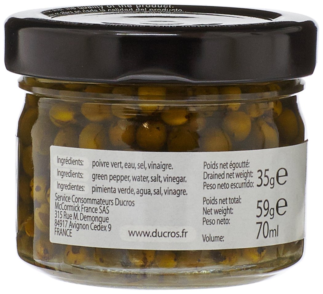 Ducros Poivre Vert en Saumure 35 g - Lot de 4