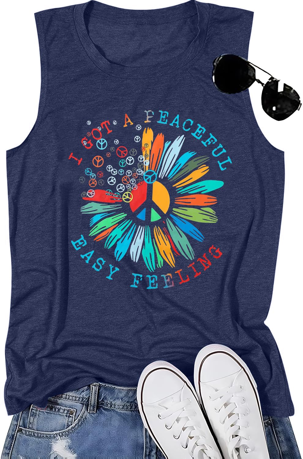 Mountain Sunrise Tank Tops Women Hiking Mountain Sleeveless T Shirt Tees Camping Vest Muscle Shirt