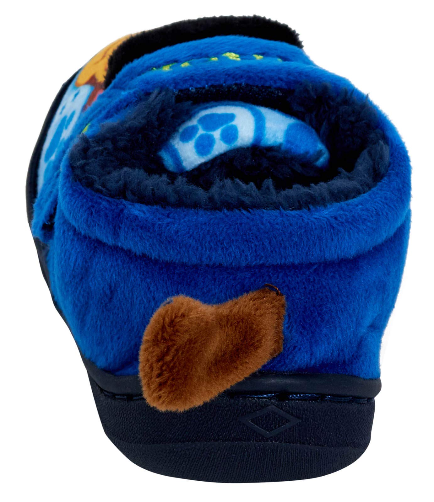 Pat’ Patrouille Pantoufles en relief avec doublure en polaire pour enfant, motif Chase